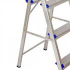 Escada De Alumínio Real Com 4 Degraus