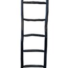 Escada De Madeira Decorativa Preto Lili Casa Altura 1.50m Úni