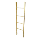 Escada Decorativa Em Madeira - Natural