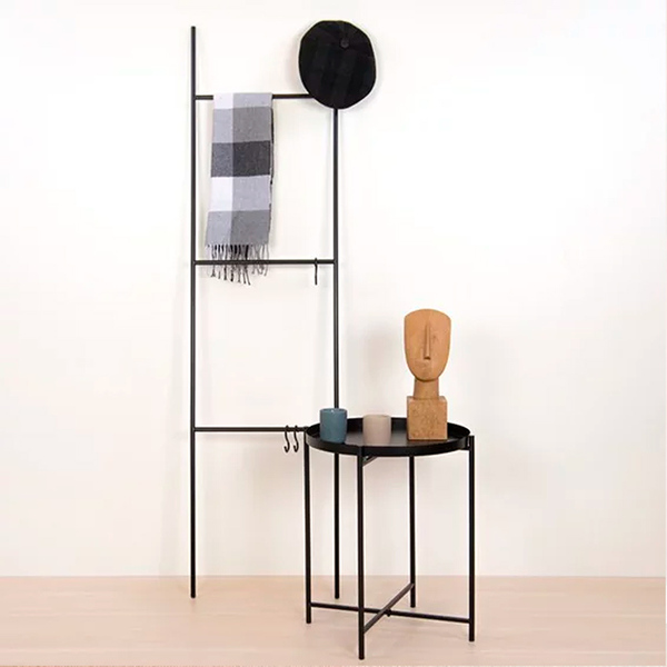 Escada Decorativa Preta Em Metal 1 55x40 Cm - D'rossi