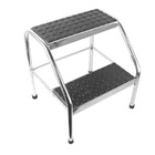 Escada Dois Degraus Em Inox.