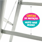 Escada Doméstica 5 Degraus Alumínio