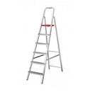 Escada Doméstica Alumínio 6 Degraus  - Reisam