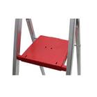 Escada Doméstica Aluminio 7 Degraus Natural 120 Kg - Reisam