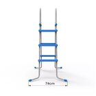 Escada Dupla 109 Cm 3 Degraus Para Piscina Inflável Estrutura