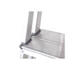 Escada De Aluminio Dupla 8 Degraus Natural 120 Kg - Reisam