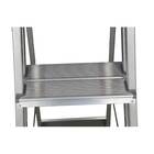 Escada De Aluminio Dupla 8 Degraus Natural 120 Kg - Reisam