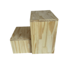 Escada e Mesa para Cachorro e Gato M Madeira Bege Settis