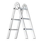 Escada Em Alumínio Com 6 Degraus De 1,75 Metros De Altura Tot