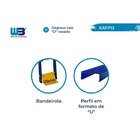 Escada Em Fibra Extensível Vazada 15 Degraus 2,90x4,70m Premi