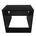 Escada Escadinha 2 Degraus Multiuso Em Mdf Reforçada Preto