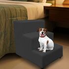 Escada Escadinha Pet Cachorro 3 Degraus Rampa Suede Grace Cin