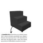 Escada Escadinha Pet Cachorro 3 Degraus Rampa Suede Grace Cin