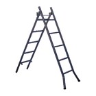 Escada Extensiva 3 Em 1 Metalon 30x20mm 5 E 10 Degraus 134cm