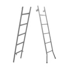 Escada Extensiva 3 Em 1 Metalon 40x20mm 6 E 12 Degraus 160cm