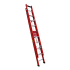 Escada Extensível 18 Degraus Fibra 4,8M 150kg Botafogo