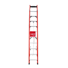 Escada Extensível 18 Degraus Fibra 4,8M 150kg Botafogo