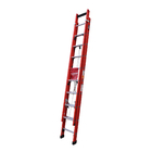 Escada Extensível 18 Degraus Fibra 4,8M 150kg Botafogo