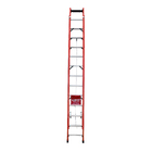 Escada Extensível 24 Degraus Fibra 6,6M 150kg Botafogo