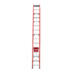 Escada Extensível 26 Degraus Fibra 7,2M 150kg Botafogo