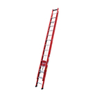 Escada Extensível 28 Degraus Fibra 7,8M 150kg Botafogo