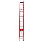 Escada Extensível 28 Degraus Fibra 7,8M 150kg Botafogo
