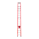 Escada Extensível 30 Degraus Fibra 8,4M 150kg Botafogo