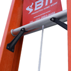 Escada Extensível 34 Degraus Fibra 9,6M 150kg Botafogo