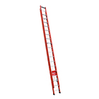 Escada Extensível 36 Degraus Fibra 10,2M 150kg Botafogo