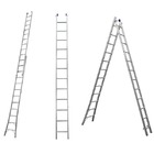 Escada Extensível Dupla 2x12 Degraus 3 Posições 6,57m 150Kg Mor