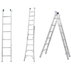 Escada Extensível Dupla 2x6 Degraus 3 Posições 150Kg Mor