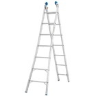 Escada Extensível Dupla 2x7 Degraus 3 Posições 3,87m 150Kg Mor