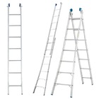 Escada Extensível Dupla 2x7 Degraus 3 Posições 3,87m 150Kg Mor