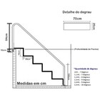 Escada Fisioterápica Inox - Para Gestantes Idosos Pessoas Pes