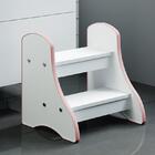 Escada Infantil Montessori Abraço De Mãe - Branco/rosa