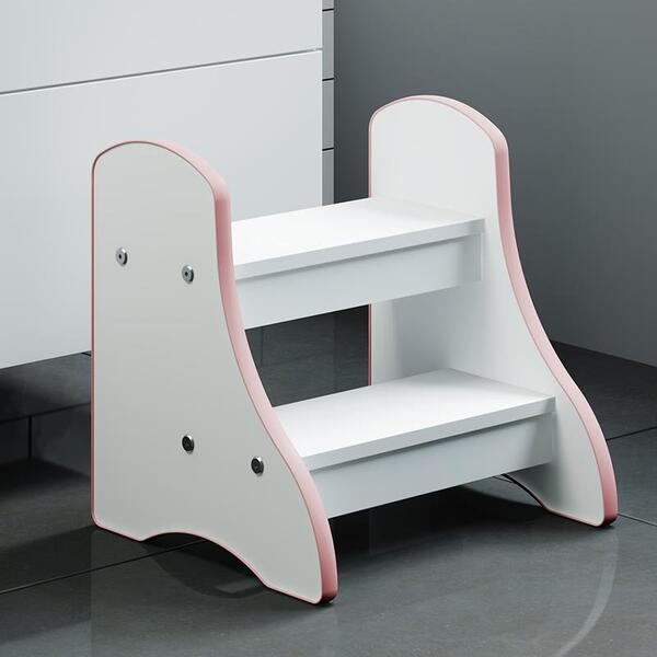 Escada Infantil Montessori Abraço De Mãe - Branco/rosa