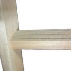 Escada Madeira Eucalipto Alongável 2 Partes De 7 Degraus - Vo