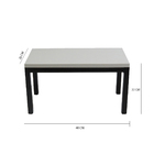 Escada Multiúso De 1 Degrau Em Metalon Com Base Em Mdf 15mm B