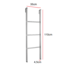 Escada Para Beliche De Fácil Instalação Altura 110cm Schmitt