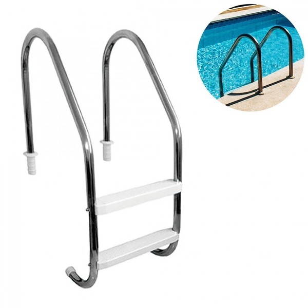 Escada Para Piscina 2 Degraus Inox 1 1 2 Leroy Merlin