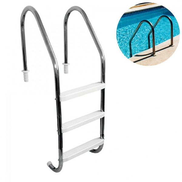 Escada Para Piscina 3 Degraus Inox 1 1 2 Leroy Merlin