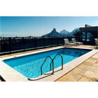 Escada Para Piscina 4 Degraus Inox 1 1/2