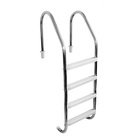 Escada Para Piscina 4 Degraus Inox 1 1/2