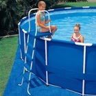 Escada para Piscina Intex 132 cm de Altura cor Azul #28063