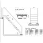 Escada Parisiense Inox 316 De 1m A 1.5m Até 8 Degraus - Profu