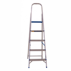 Escada Residêncial Alumínio 5 Degraus Dobrável Alumasa