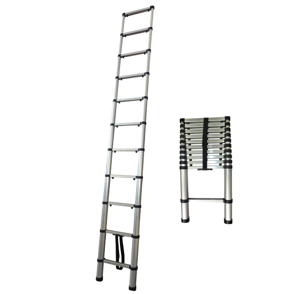 Escada telescópica 3,2 m - 10 degraus - TET3.2M