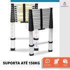 Escada Telescópica 8 Degraus 2,6m - Starfer