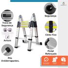 Escada Telescópica Dupla Max 16 Degraus Starfer 5 Metros