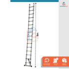 Escada Telescópica Dupla Max 16 Degraus Starfer 5 Metros